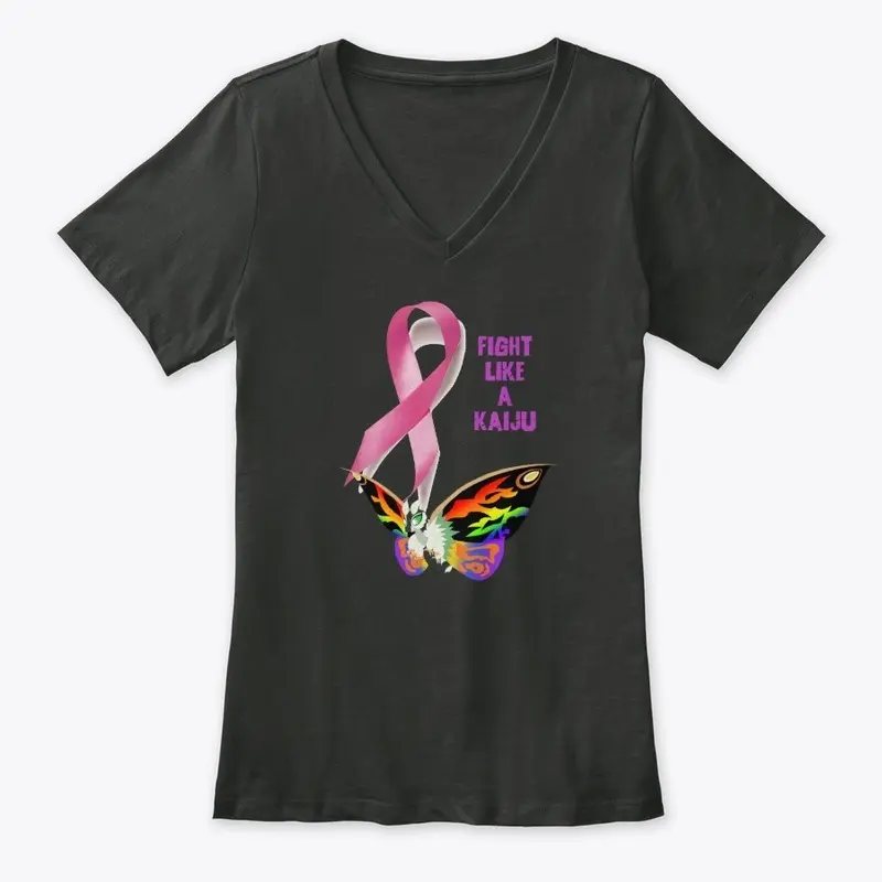 Kaiju Themed Breast Cancer Awareness